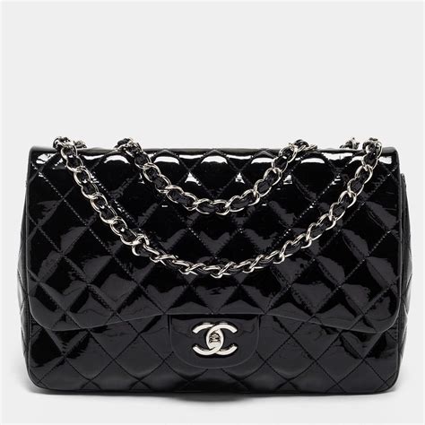 chanel patent leather bag replica|chanel patent flap bag.